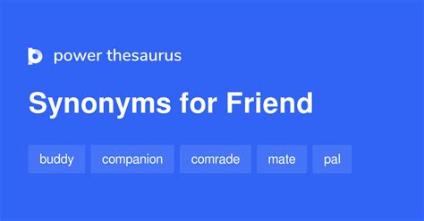 thesaurus for friends